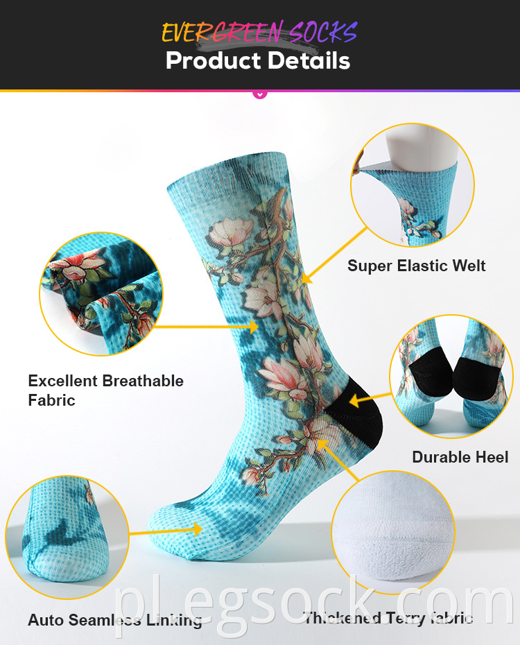 Sublimation Fashion Socks